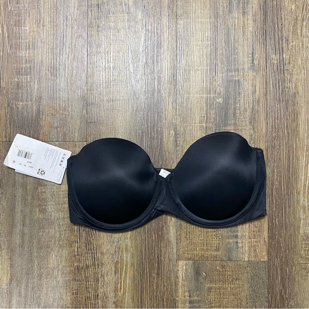 Maidenform Classic Black Strapless Bra